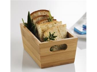 CESTINO RETTANGOL. IN BAMBOO CM.15X10X7